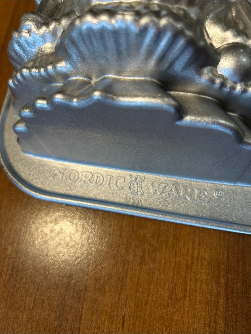 Nordic Ware Silver Double Christmas Tree Cake Pan